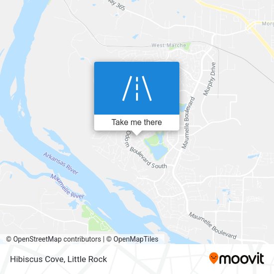 Mapa de Hibiscus Cove