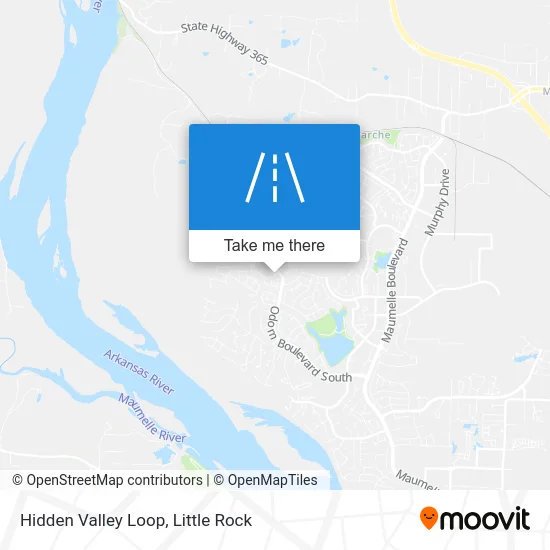 Hidden Valley Loop map