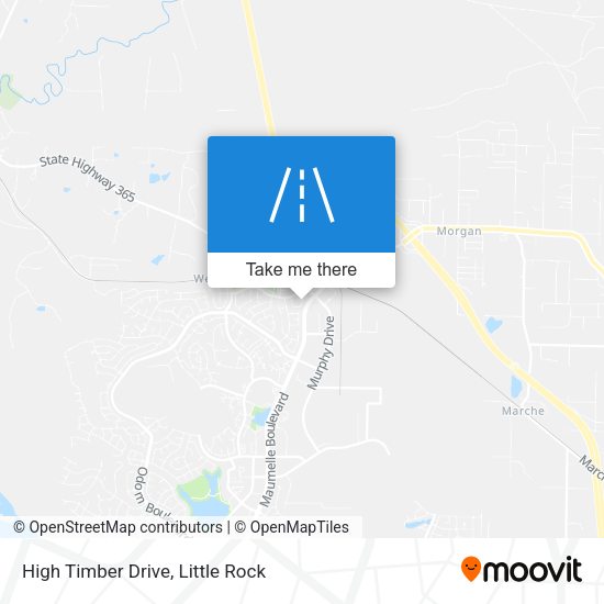 High Timber Drive map
