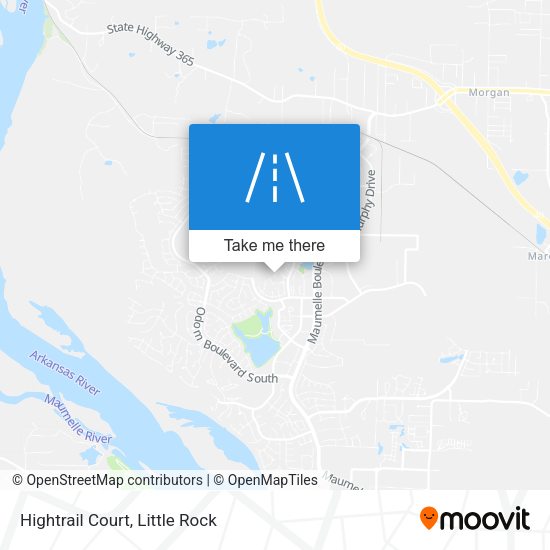 Mapa de Hightrail Court