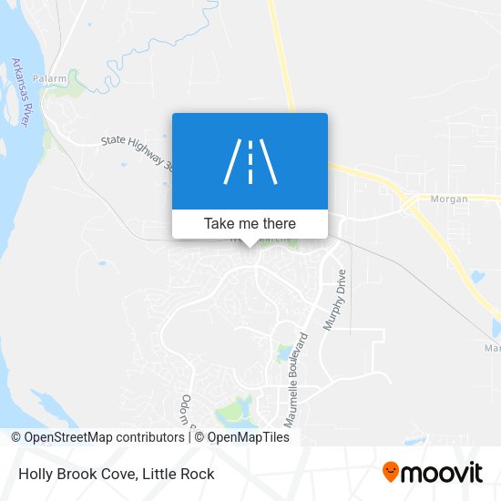 Holly Brook Cove map