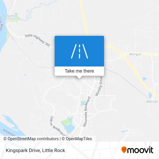 Kingspark Drive map