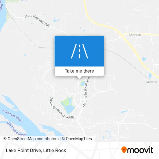 Lake Point Drive map