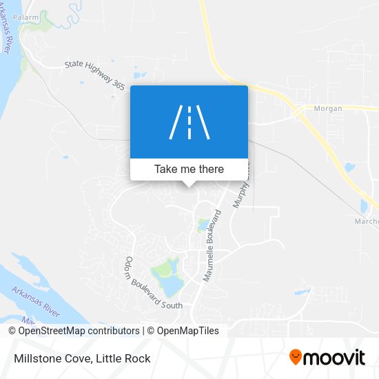 Mapa de Millstone Cove