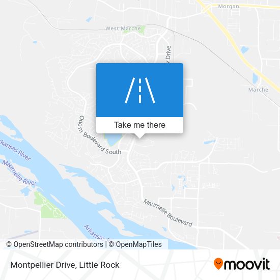 Montpellier Drive map