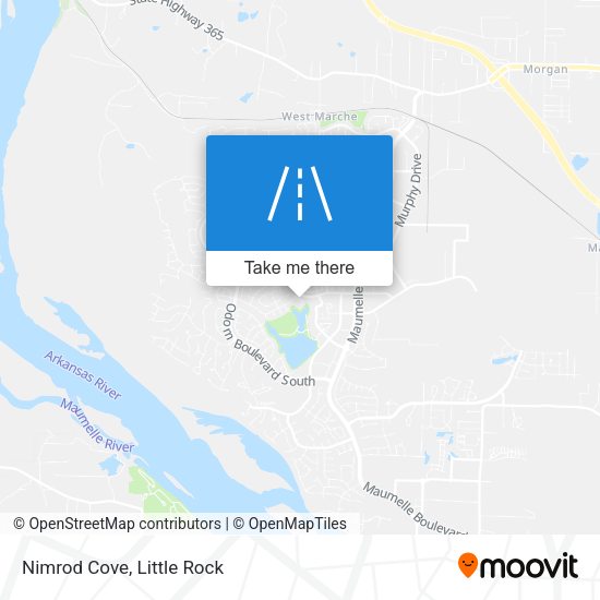 Mapa de Nimrod Cove