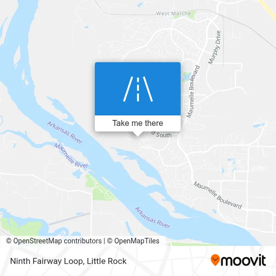 Ninth Fairway Loop map
