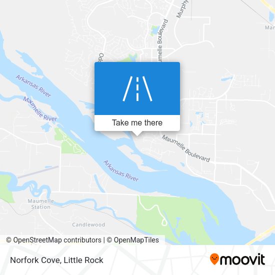 Mapa de Norfork Cove