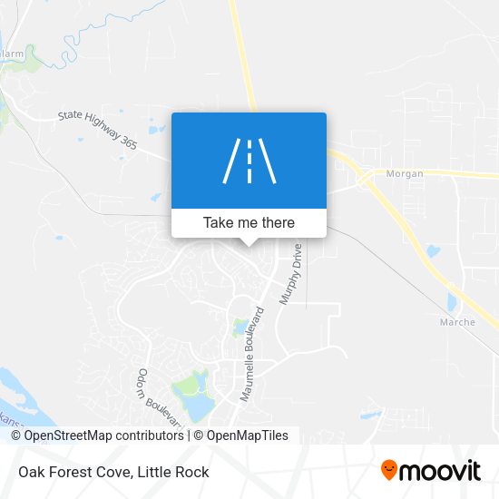 Oak Forest Cove map