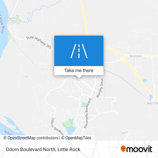 Mapa de Odom Boulevard North