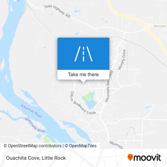 Mapa de Ouachita Cove