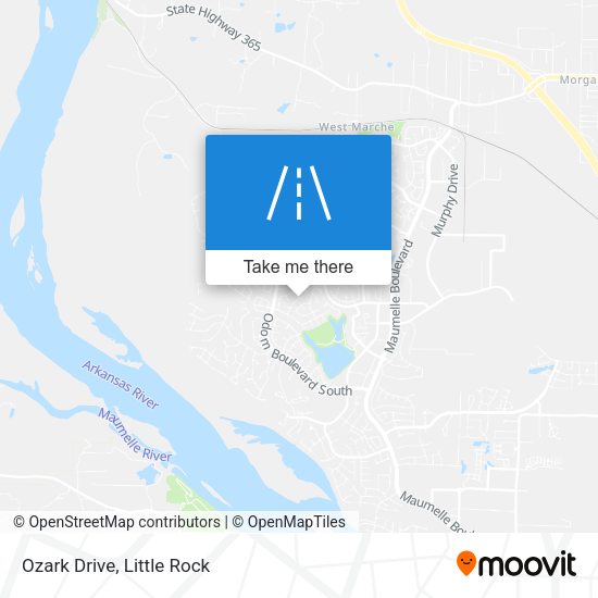 Mapa de Ozark Drive