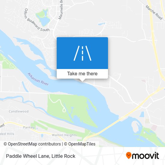 Mapa de Paddle Wheel Lane