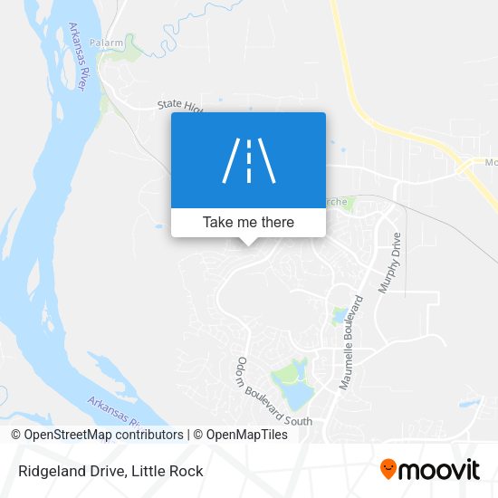 Ridgeland Drive map