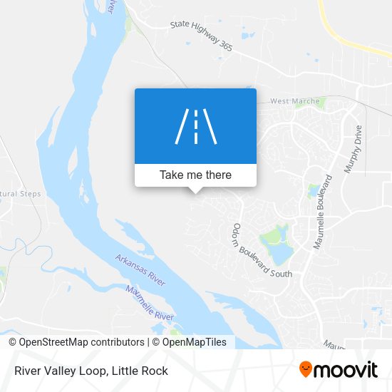Mapa de River Valley Loop