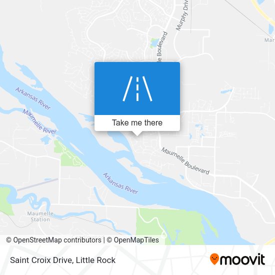 Saint Croix Drive map