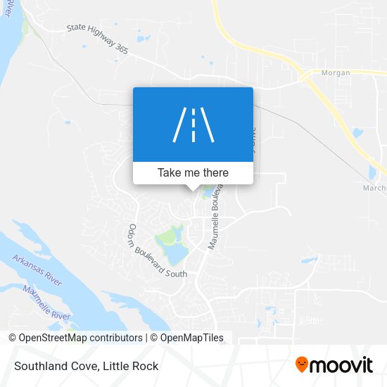 Mapa de Southland Cove
