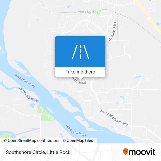 Southshore Circle map
