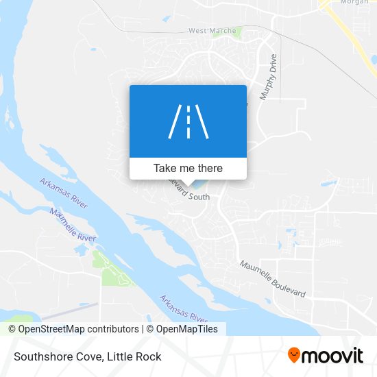 Southshore Cove map