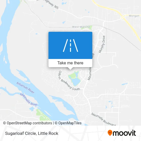 Mapa de Sugarloaf Circle