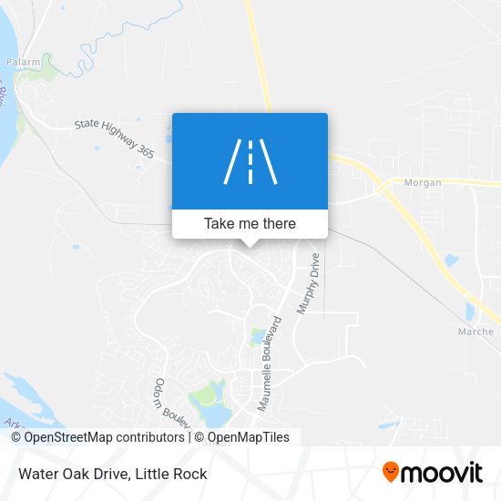 Mapa de Water Oak Drive