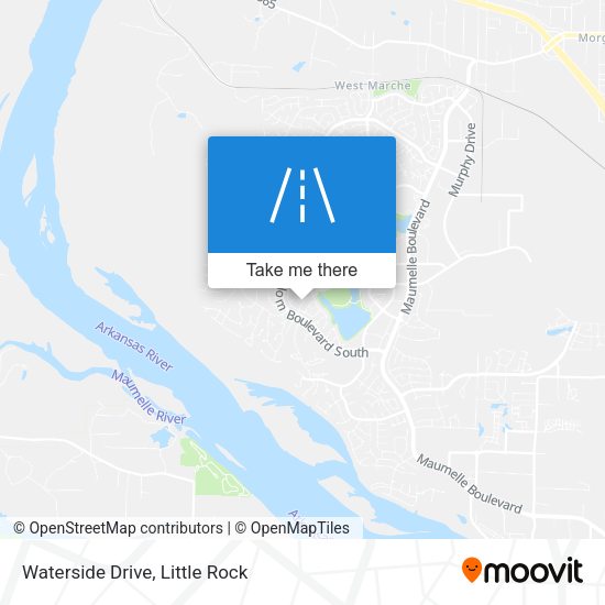 Waterside Drive map