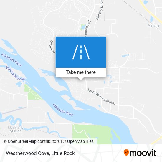 Weatherwood Cove map