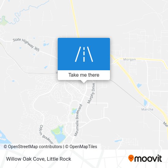 Mapa de Willow Oak Cove