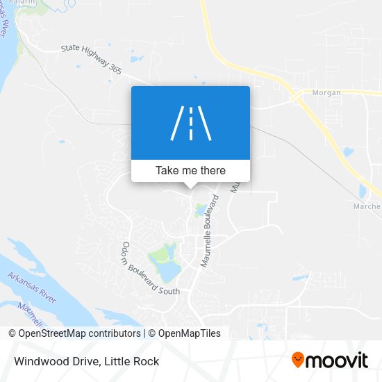 Windwood Drive map