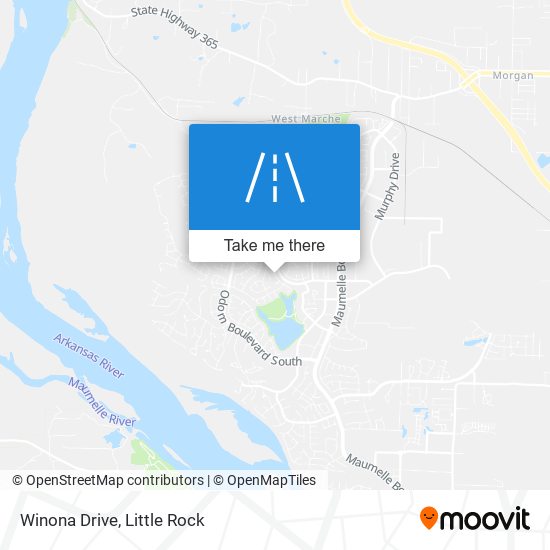 Winona Drive map