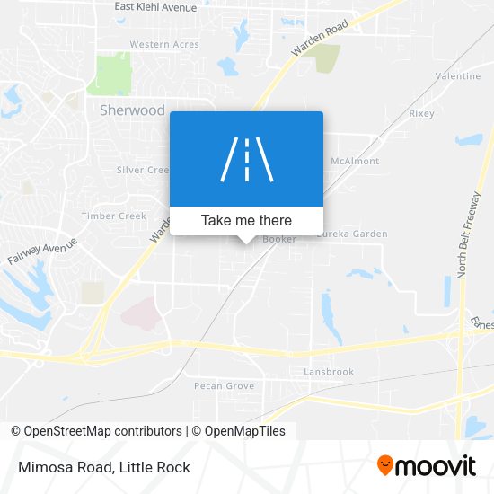 Mapa de Mimosa Road