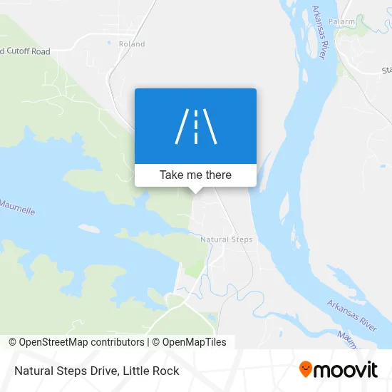 Natural Steps Drive map