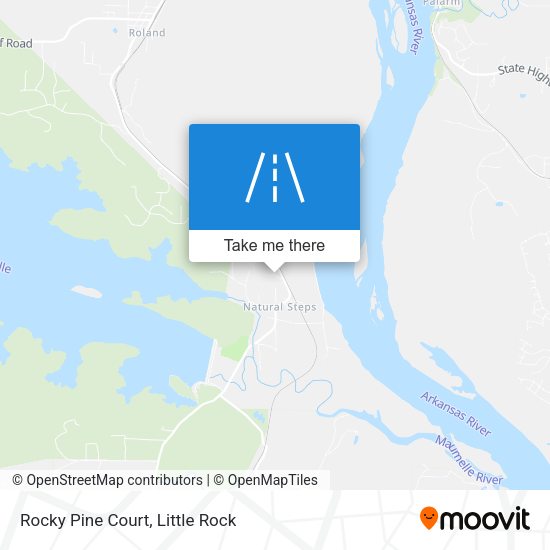 Rocky Pine Court map