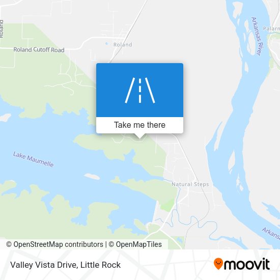 Valley Vista Drive map