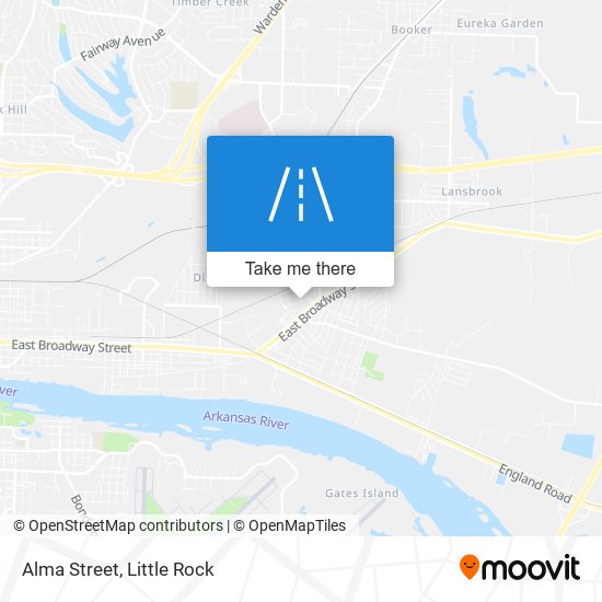 Alma Street map