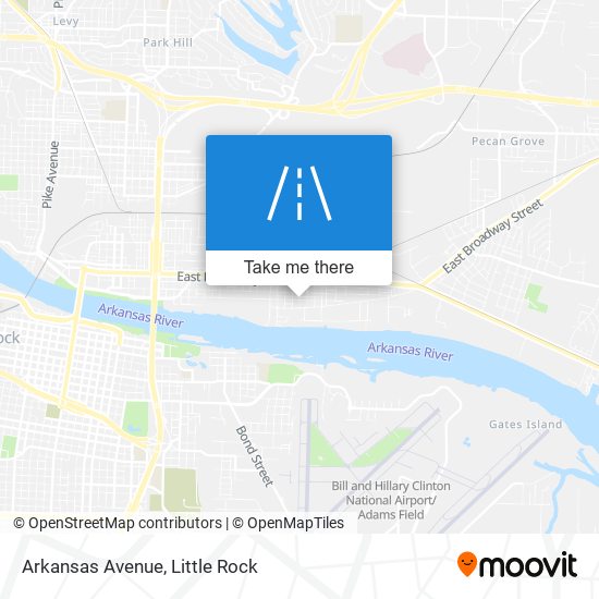 Arkansas Avenue map