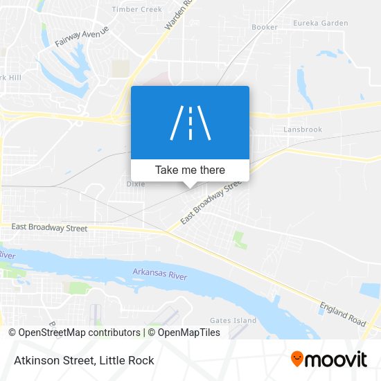 Mapa de Atkinson Street