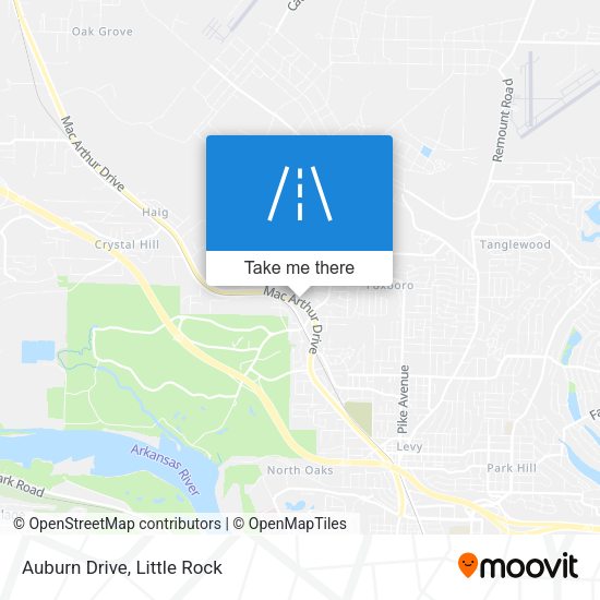 Mapa de Auburn Drive