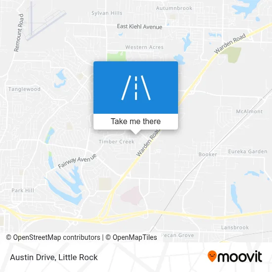 Austin Drive map
