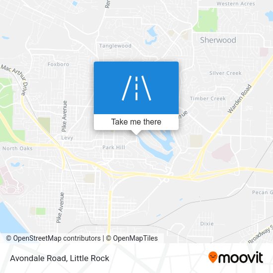 Mapa de Avondale Road