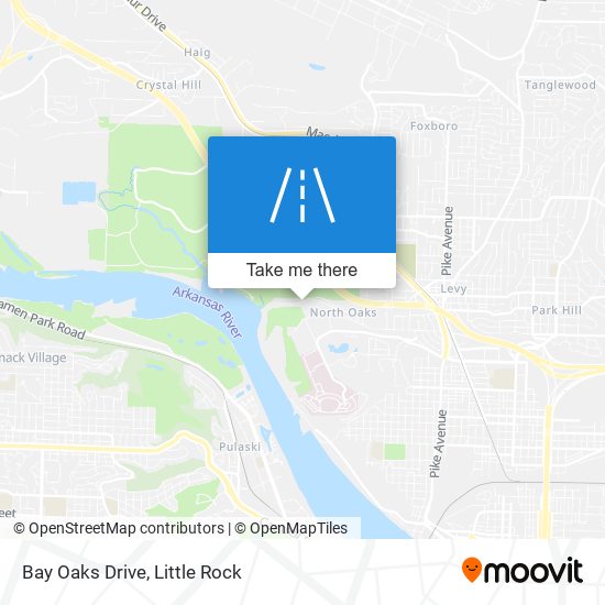 Bay Oaks Drive map