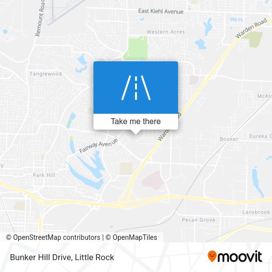 Bunker Hill Drive map