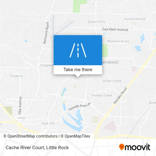 Cache River Court map