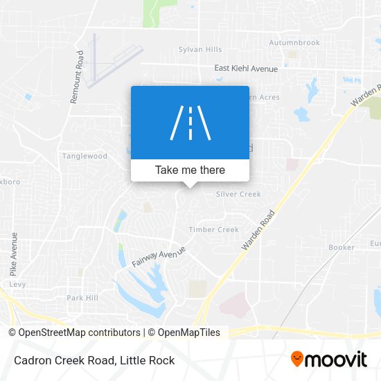 Mapa de Cadron Creek Road