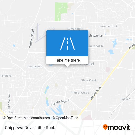 Mapa de Chippewa Drive