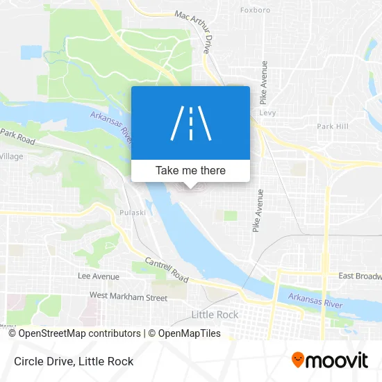 Circle Drive map