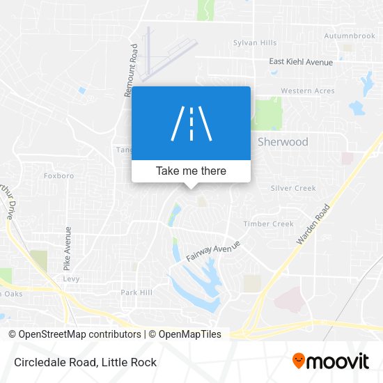 Circledale Road map