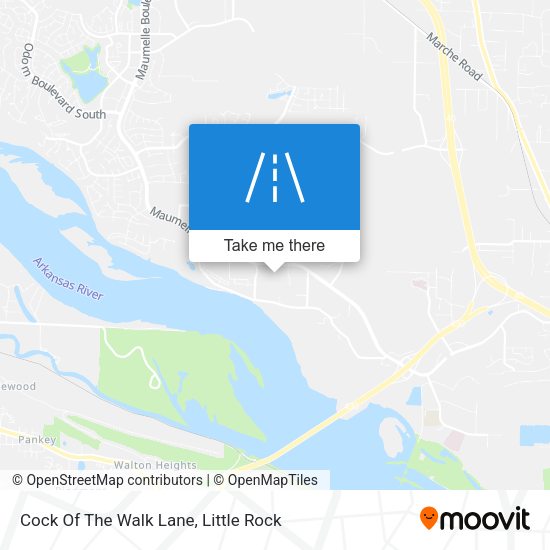 Cock Of The Walk Lane map