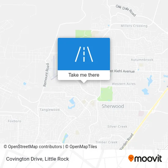 Covington Drive map