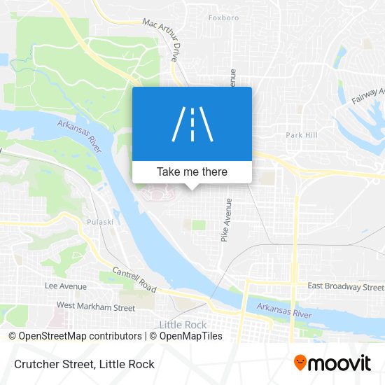Mapa de Crutcher Street